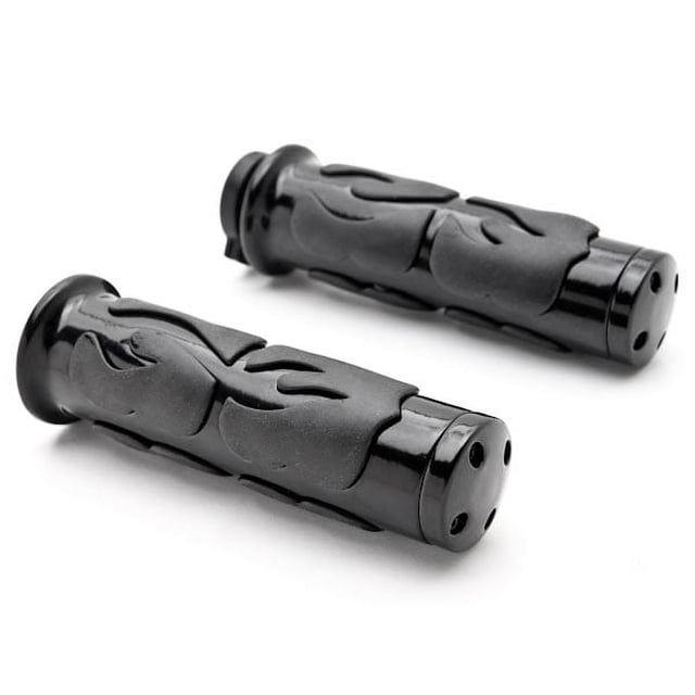 Krator Motorcycle Hand Grips 1 Inch Handlebar Black Compatible with Harley Davidson Sport Tour Glide FXRT