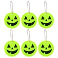 thumbnail image 1 of Shisuyan Halloween Decorations Pumpkin Pendant Yellow 6Set 2.6X2.6In, 1 of 9