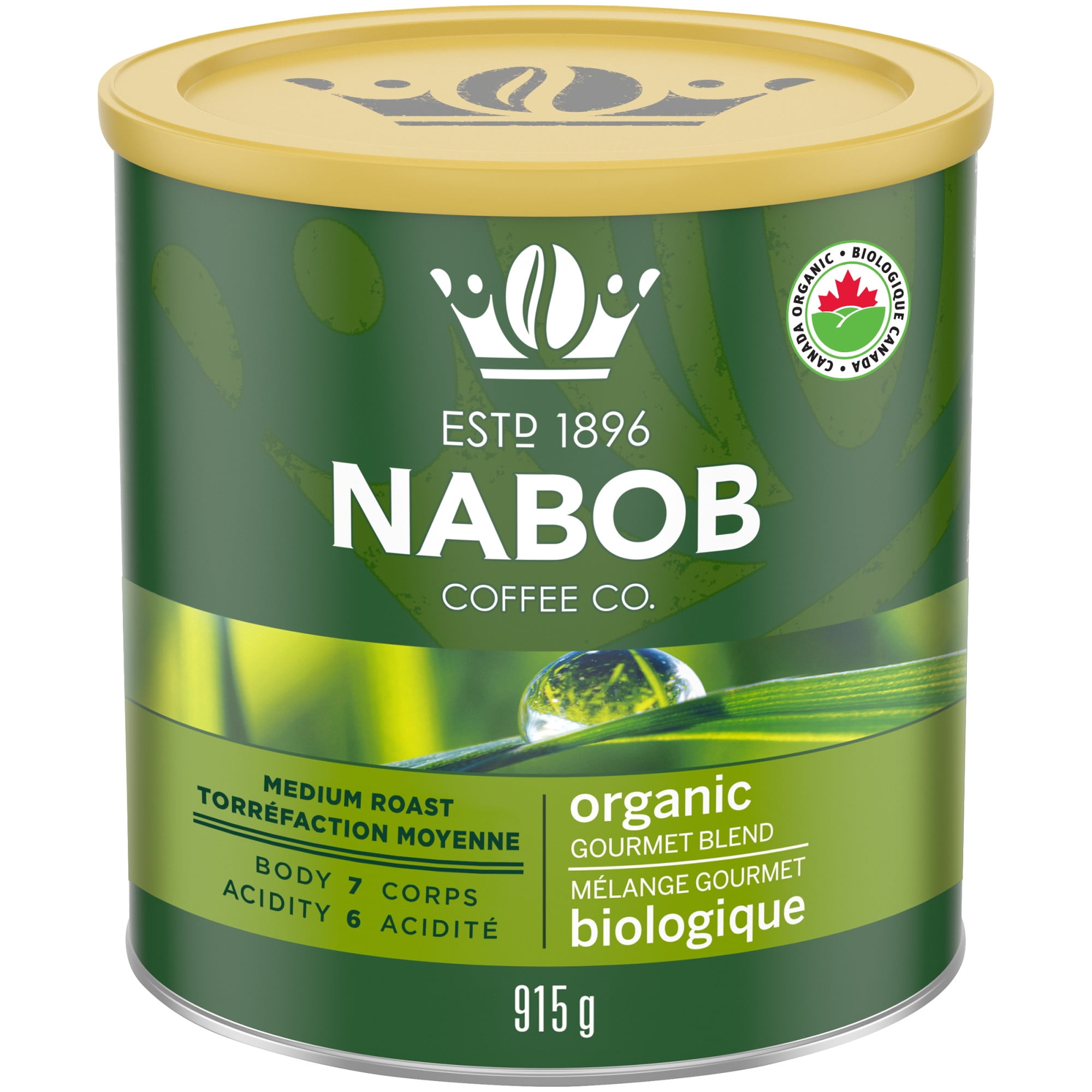 Nabob Organic Gourmet Blend Ground Coffee, Medium