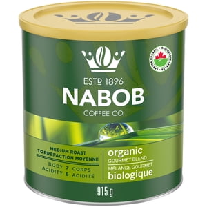Nabob Organic Gourmet Mélanger le café moulu, moyen