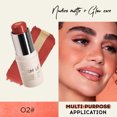 thumbnail image 1 of Prime Deals! Gspmoly Blush Makeup, Two Color Blush Sandwich Blush Sticklips and Cheeksnatural Makeup Holding Highlighting Gradual Rouge Blush Balm Cream Blush, 1 of 3