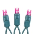 thumbnail image 3 of Novelty Lights 4x6 Pink LED Net Lights, 100 LEDs, Green Wire, Outdoor, 3 of 5
