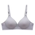 thumbnail image 2 of Kcodviy Women Lace Back Button Women Sports Bra Shaping Cup Adjustable Shoulder Sports Bra Pack for Women Strap Large Size Underwire Women Bras Wireless Bra, 2 of 7