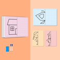 thumbnail image 1 of IMENGL 10ml Scribbledo XY Graph Lap Boards 9” X 12” For Student And Classroom Use Math White Board Double White Board Activities for Toddlers 1-3,Toddler Magnets for Refrigerator,Animal Matching Gam, 1 of 1