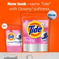 thumbnail image 4 of Tide Power PODs + Downy Laundry Detergent Pods, Soft Boosters + April Fresh, Detergent soap pacs for Laundry washing, HE compatible, 9 Count, 4 of 18