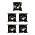 thumbnail image 1 of QualitChoice Soft And Easy-care Halloween Throw Pillow Covers For Creepier Look JYM328-2 5Set, 1 of 6