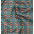 thumbnail image 1 of Soimoi Green Poly Georgette Fabric Crabs Ocean Fabric Prints By Yard 42 Inch Wide, 1 of 6