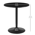 thumbnail image 3 of HOMCOM Table à Manger Ronde avec Base en Acier, Coussinet Antidérapant pour Salon, 3 of 10