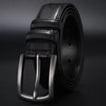 thumbnail image 1 of STRAND MEN'S GENUINE BLACK LEATHER BELT, 1 of 3