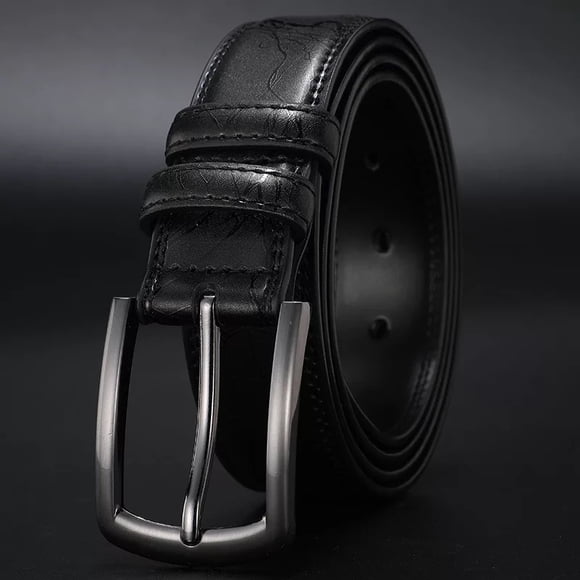 STRAND MEN'S GENUINE LEATHER BELT BLACK