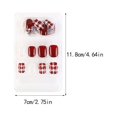 thumbnail image 3 of ziyahi False Nail Wearable Perfect Matching Simple to Wear No Irritating Odor Fake Fingernail Breathable Press Type Adjustable Paster Type 16 Type 13 F741 1Set, 3 of 6