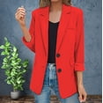 thumbnail image 1 of Clearance Sale! Cardigan for Women Women's Cardigans Womens Casual Jacket Pockets Long Sleeve Front Button Work Lapel Button Jacket Rd1 3Xl, 1 of 9
