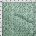 thumbnail image 4 of oneOone Polyester Spandex Vert Menthe Léger Tissu Jacobée Robe Florale Tissu Tissu Imprimé par la Cour 56 Pouces de Large, 4 of 5