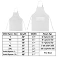thumbnail image 2 of TOPTIE Cotton Canvas Kid & Parent Cooking Aprons and Chef Hat Set, 2 of 7