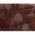 thumbnail image 4 of oneOone Georgette Viscose Fabric Tree & Giraffe Block Decor Fabric Printed BTY 42 Inch Wide, 4 of 4