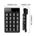 thumbnail image 4 of IROINID Aubaines de Liquidation, Petit Clavier Numérique Filaire USB 19 Touches pour Ordinateur Portable, Cahier, Tablettes, 4 of 9