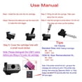 thumbnail image 4 of Inks Refill Syringes, Leakage Free PP Stainless Steel Ink Filling Syringe Little Bubble  For Printer, 4 of 8
