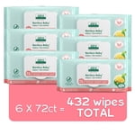 Aleva Naturals Bamboo Baby Sensitive Wipes Economy pack - 432ct