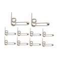 thumbnail image 3 of Xuanheng 10 Pcs Ressorts de Torsion Double Retour Métal pour Fer à Friser Outil à Cheveux 28mm, 3 of 7
