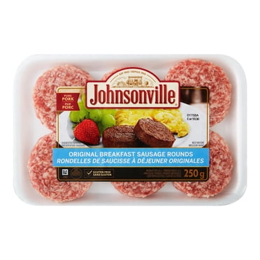 Johnsonville Original Breakfast Sausage Rounds, (6) 250g