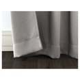 thumbnail image 4 of Sun Zero Easton Blackout Energy Efficient Rod Pocket Single Curtain Panel, 40 Inches x 63 Inches, Gray, 4 of 5