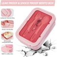 thumbnail image 4 of Boîtes Bento Adultes Contenants à Lunch pour Enfants Boîte à Lunch Bento 3 Compartiments Micro-Ondes, 4 of 4