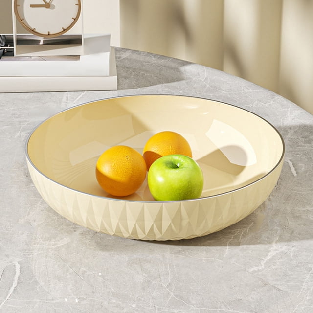 Bol de Service pour Pâtes aux Fruits, Grand Bol Rond de Service pour Pâtes pour la Maison