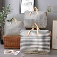 thumbnail image 1 of Danhjin A Pouch Largecapacity Storage Bag With Handle Largecapacity Storage Bag Foldable Storage Bucket for Quilt Blanket Storage Bags, 1 of 8