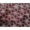 thumbnail image 4 of oneOone Silk Tabby Fabric Floral Block Printed Fabric 1 Yard 42 Inch Wide, 4 of 4