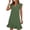 Green, variant on LOVZFMLL Summer Dresses for Women 2025 V Neck Cap Sleeve Ruffle Hem Smock Mini Dress Casual Beach Vacation Clothes for Women Black XXL