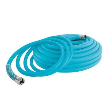 Aqua Joe AJPGH50-DWS Tuyau hybride sans plis en polymère FLEX, 5/8 po, 50 pi, sans plomb