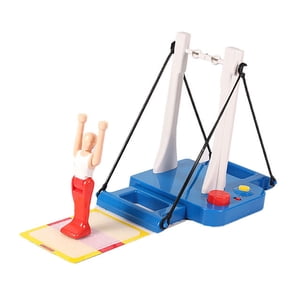 Gymnastics Action Tabletop Game Toy for Kids Interactive Big Flip Horizontal Bar Family Board Game
