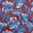 thumbnail image 1 of oneOone Cotton Flex Medium Blue Fabric Florals Sewing Craft Projects Fabric Prints By Yard 40 Inch Wide, 1 of 4