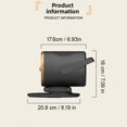 thumbnail image 3 of Portable Range Hood Household Foldable Small Tabletop Range Hood Removable Large-capacity Oil Tank 360 Rotating Base USB Charging for Apartments, Dorm, RV, Indoor BBQ, 3 of 8