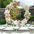 thumbnail image 3 of Balloon Column Stand  Circle Frame Balloon Arch Stand Kit 59.1‘‘ Large Size Reusable Balloon Arch Holder for Baby Shower Birthday Wedding Party Photo Background Decoration, 3 of 9