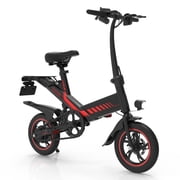 GOTRAX Y1D 12" Electric Bike for Kids, 25km/h, 350W Motor, 36V Removable Battery, Dual Suspension & Disc Brake, Black
