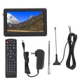 thumbnail image 2 of 6 Inch ATSC Digital TV, FM Radio Portable LED TV 1500mAh Rechargeable Battery Color TFT Screen 1080p Video Player Multi Formats Support  for Outdoor Activities, 2 of 7
