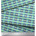 thumbnail image 3 of Soimoi Velvet Fabric Ogee Damask Decor Fabric Printed Yard 58 Inch Wide, 3 of 5