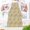 thumbnail image 4 of Cooking Apron for Women and Men Cotton Linen Blend Adjustable Kitchen Apron Rainproof Oil-Resistant with Heat Transfer Print 26.77 in x 21.65 in, 4 of 6