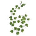 thumbnail image 1 of Artificial Hanging Plants, Artificial Plants Easy To Install Silk Cloth Simulation Watermelon Leaf  For Weddings For Parties For Gardens For Home Decorations, 1 of 8