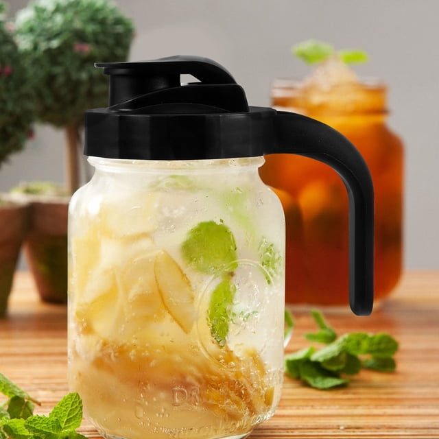 FONDOTIN Mason Jar Juicer Lid With Handle Convenience Made Of PP 1Pcs