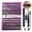 Rose(240 pcs Individuelles), variante sur Fofosbeauty Kit d'Extension de Cils DIY, Grappe de 126 Pcs pour Cils Individuels, Grappes de Cils Mixtes 10-18 mm pour Femmes, Enfants, Ados, avec Dissolvant de Joint de Liaison des Cils (5 ml) Brosse Pince à Cils, Noir Naturel