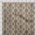thumbnail image 4 of oneOone Georgette Viscose Yellow Fabric Block Sewing Material Print Fabric By The Yard 42 Inch Wide, 4 of 5