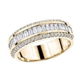thumbnail image 1 of Kcodviy Gold Triple Rhinestone Rings Women Rings Size 8 Women Full Zircon Ring Cute Rings for Women Ladies Jewelry Rings for Mens Rings Pack Women Size 5 11, 1 of 5
