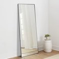 thumbnail image 3 of NeuType Full Length Floor Mirror Rectangular Black 59"x19", 3 of 8