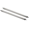 thumbnail image 1 of Unique Bargains 1'x24' Stainless Steel Gravity Conveyor Roller Transmission Galvanized End, 2 Pack, 1 of 5