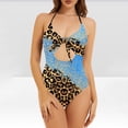 thumbnail image 1 of Bikini Sets for Women Bikini Print Strappy Back Set Swimsuits Plus Size Bathing Suits Tankinis Swimwear, 1 of 1