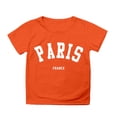 thumbnail image 4 of Chemises de Sport pour Filles 4t Chemise Garçon et Fille Mode Décontractée Imprimé Col Rond Manches Courtes T-Shirt Haut, 4 of 4