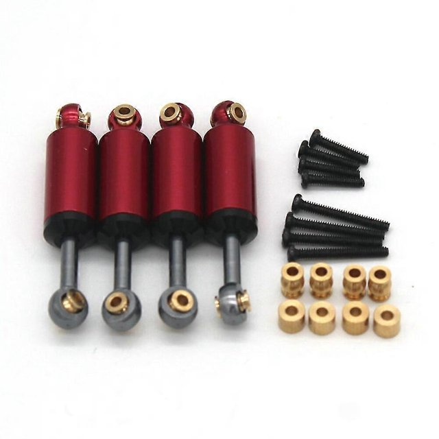 4PCS Upgraded Metal Inner Springs Shock Absorbers for FMS FCX24 12401 POWER WAGON 1/24 RC Car Vehicl