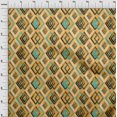 thumbnail image 4 of oneOone Cotton Poplin Mustard Yellow Fabric Geometric Craft Projects Decor Fabric Printed By The Yard 56 Inch Wide, 4 of 5